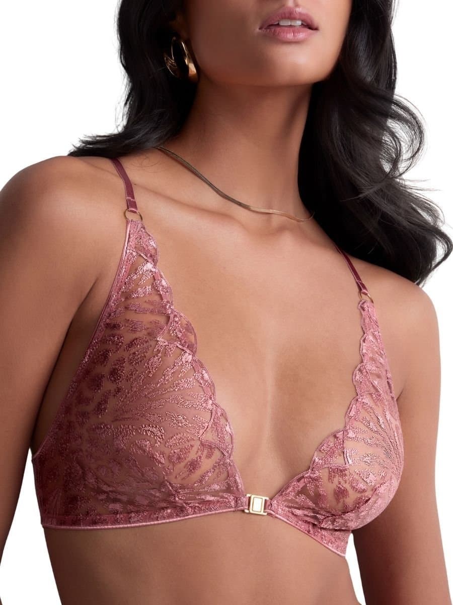 Aubade Aubade Women's Crazy In Love Triangle Bralette in Pink