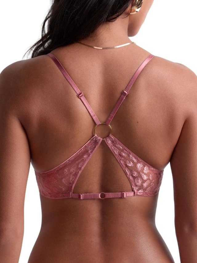 Aubade Aubade Women's Crazy In Love Triangle Bralette in Pink - 2