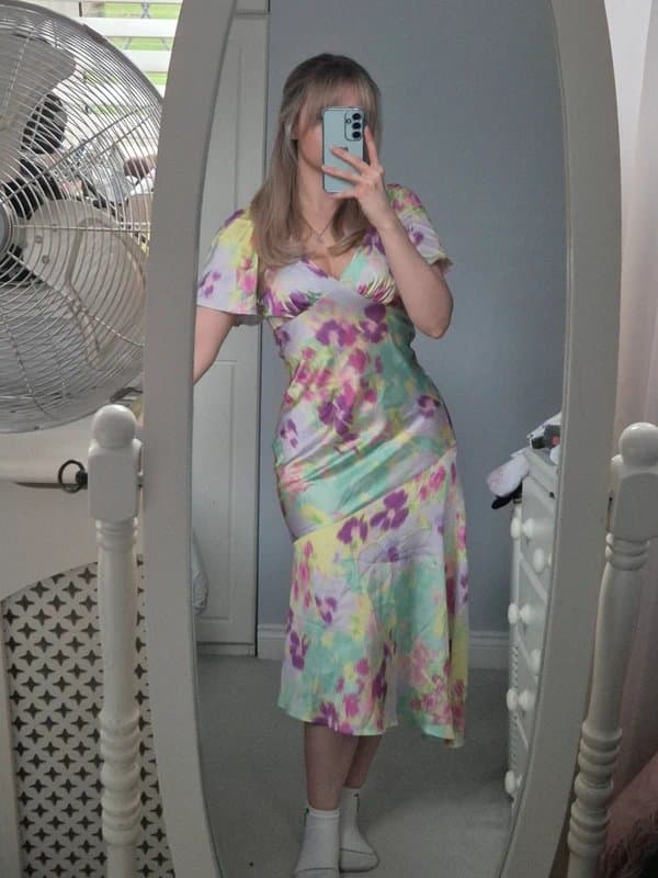 New Look New Look silk summer midi dress