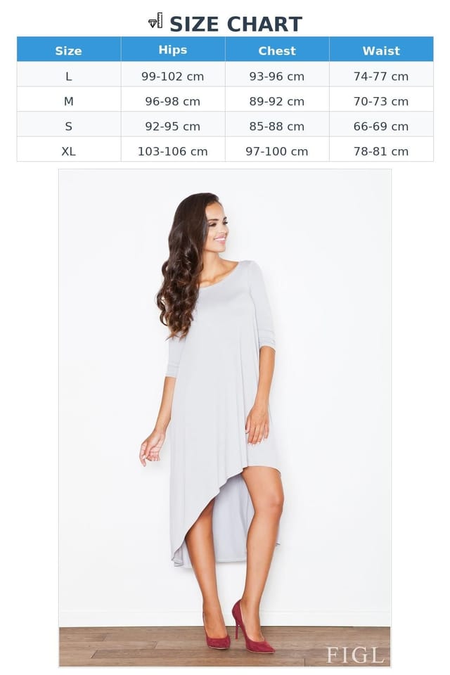Love Lace Love Lace Women's Elegant Casual Loose Fit Boat Neck Dress in Grey - 2