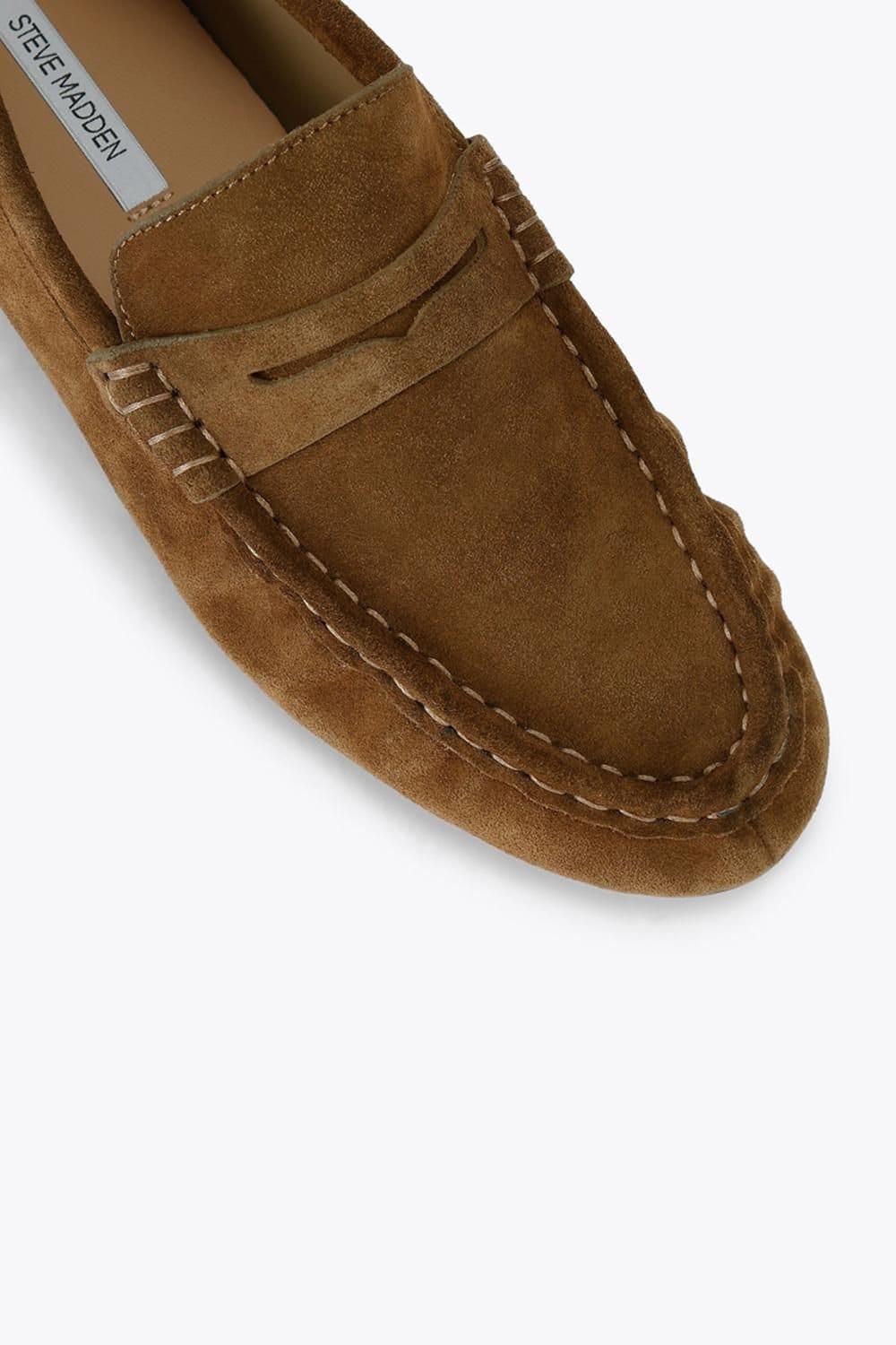 Steve Madden STEVE MADDEN Women's 'Roger Taupe Suede' Suede Flats - 4