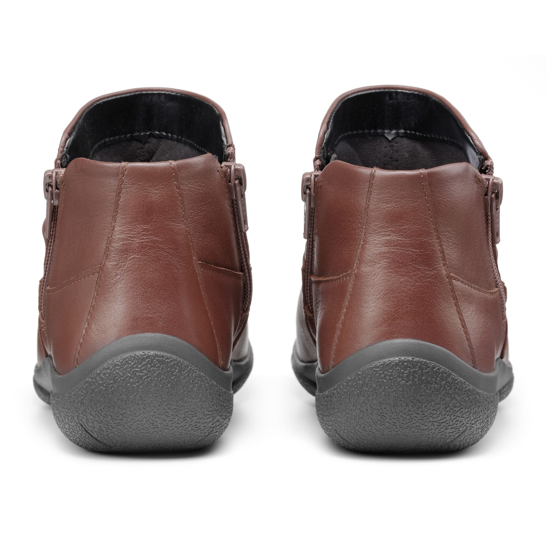 Hotter Hotter Women's Extra Wide 'Murmur' Ankle Boots in Walnut - 4