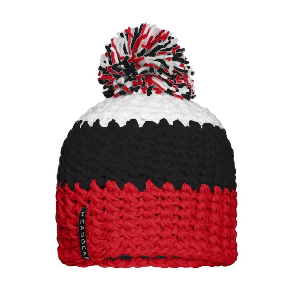 Myrtle Beach Myrtle Beach Men's Pom Pom Crochet Cap in Red