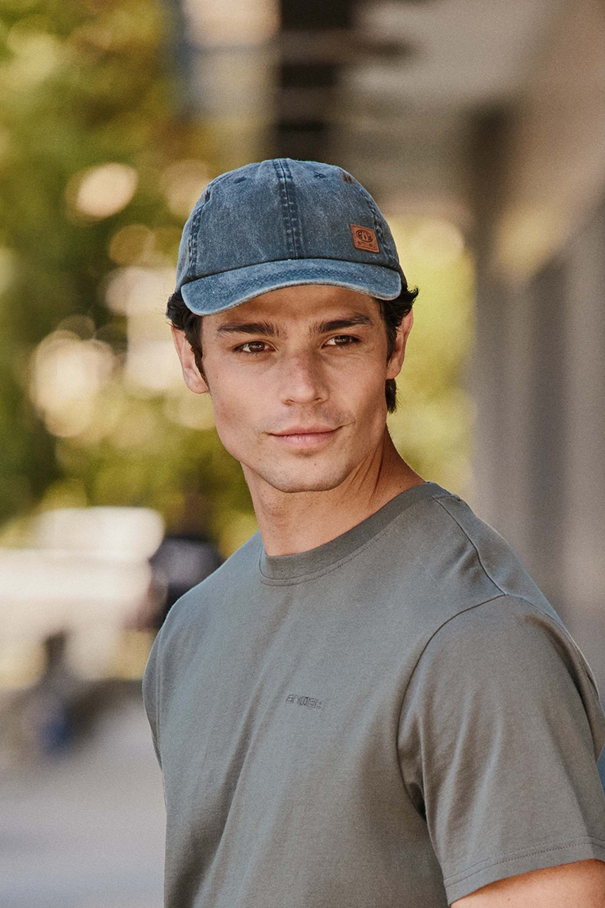 Animal Animal Men's 'Atlas' Logo Cotton Cap Lightweight Casual Adjustable Fit Baseball Hat in Charcoal - 2