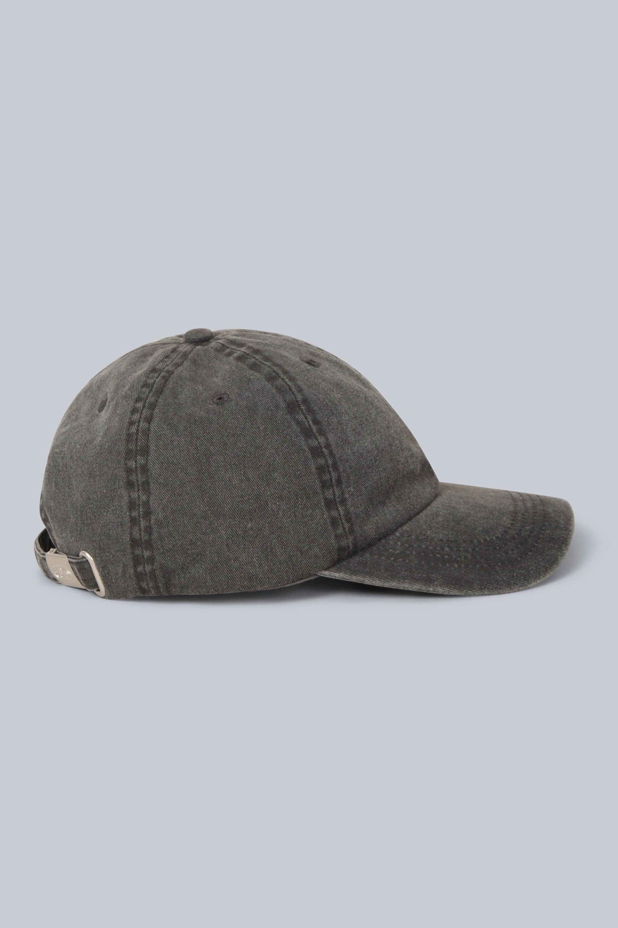 Animal Animal Men's 'Atlas' Logo Cotton Cap Lightweight Casual Adjustable Fit Baseball Hat in Charcoal - 4