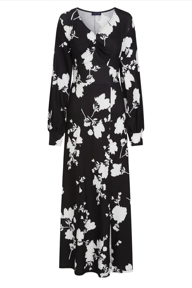 Hot Squash Hot Squash Women's Gemma Dress with Long Sleeves in Black - 3