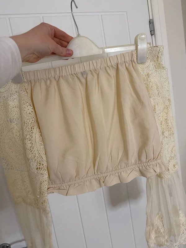 New Look Crochet Crop Top - 1