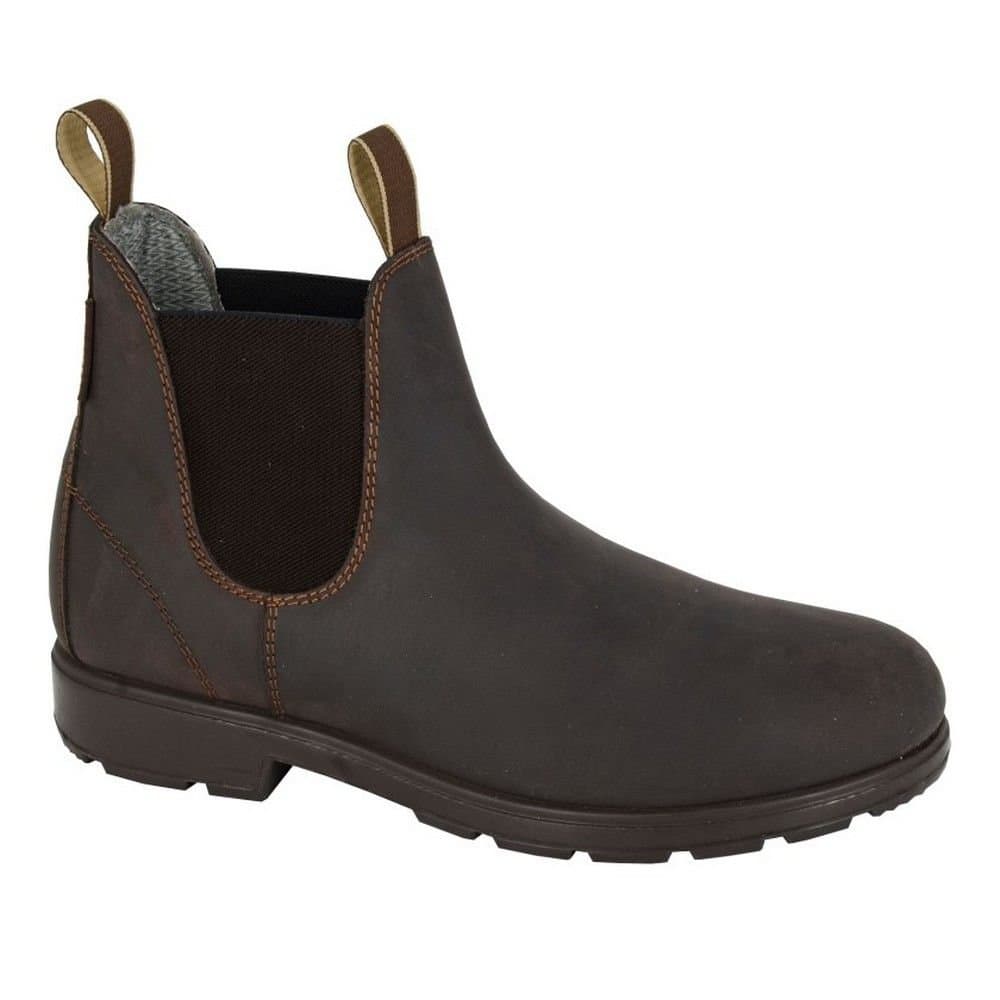 Woodland Woodland Men's Nubuck Chelsea Boots in Brown