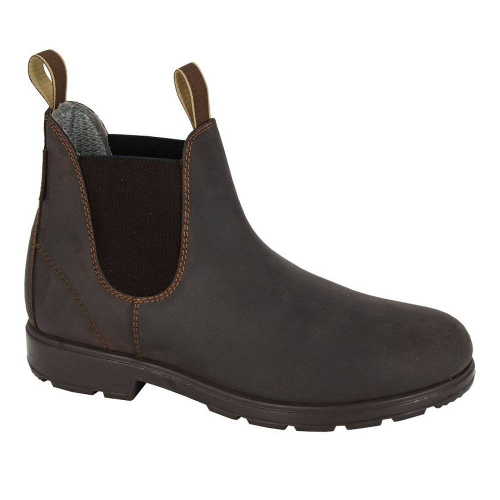 Woodland Woodland Men's Nubuck Chelsea Boots in Brown - 3