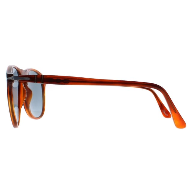 Persol Persol Men's Round Terria di Siena Tortoise Blue Sunglasses in Brown - 3