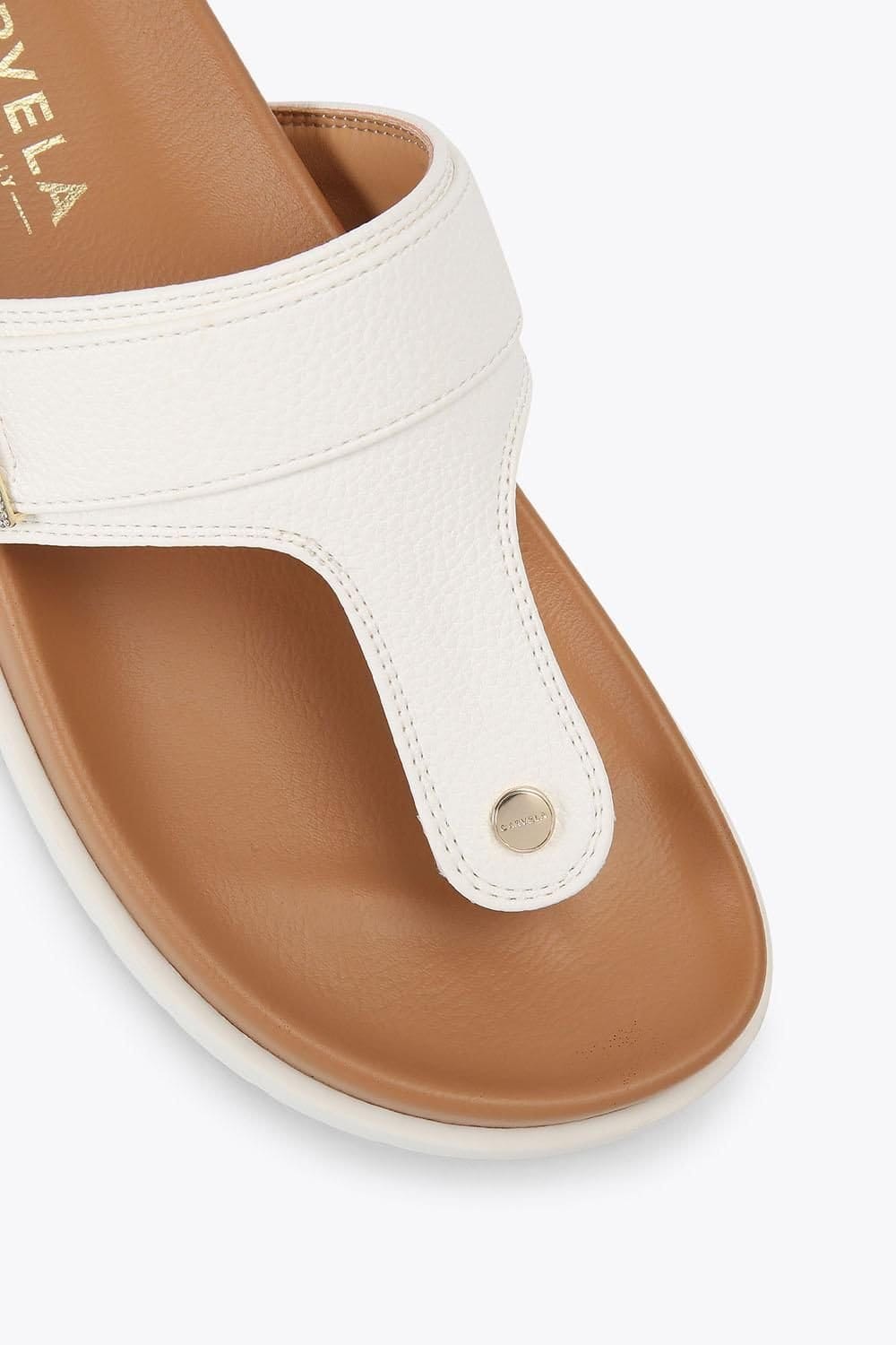 Carvela Carvela Women's 'Serena Tt' Sandals in White - 4