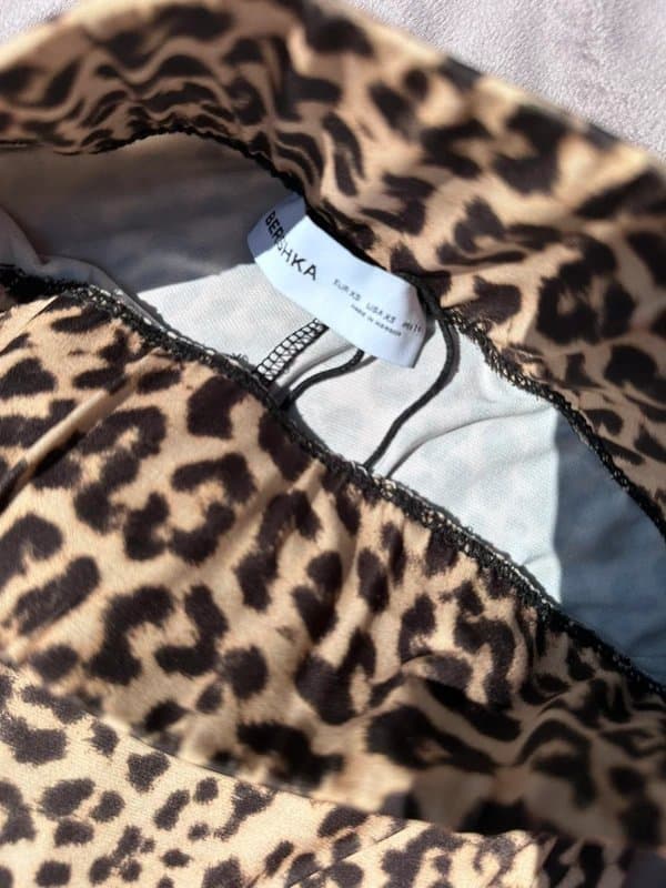 Bershka Leopard print flares