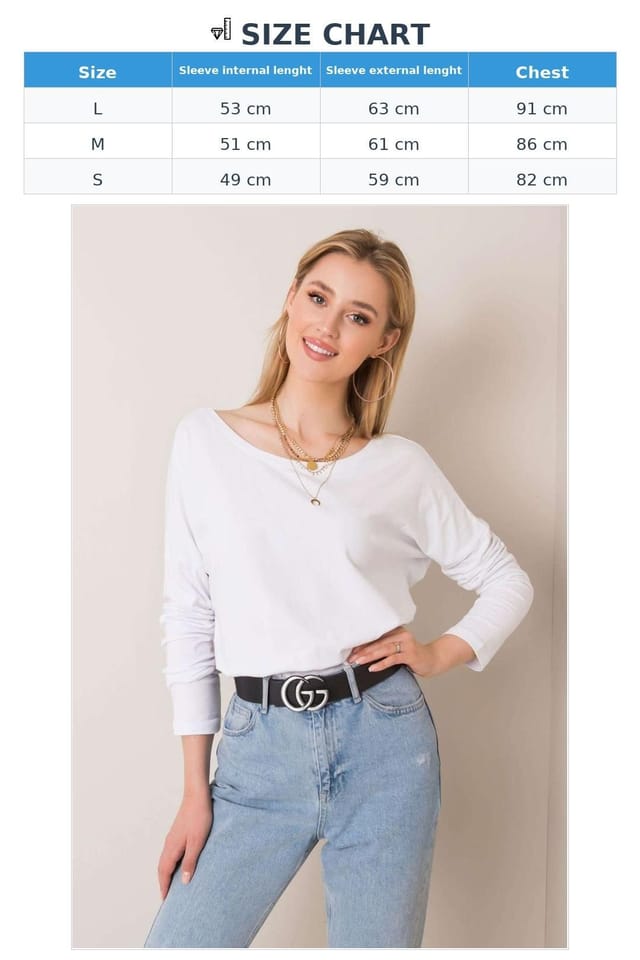 Love Lace Love Lace Women's Cotton Long Sleeve Blouse Larissa Style 162850 in White - 3