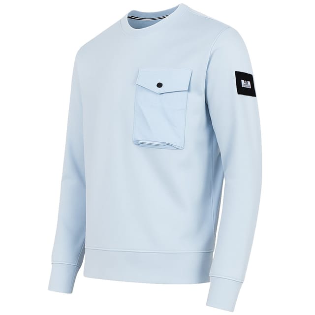Weekend Offender Weekend Offender Men's Kesey Light Blue Sweater - 3