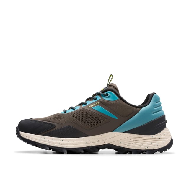 Clarks Clarks Men's Stanway Lace Navy Combination Trainers, Walking in Blue - 2