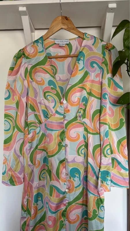 Never Fully Dressed Never fully dressed rainbow swirl dress