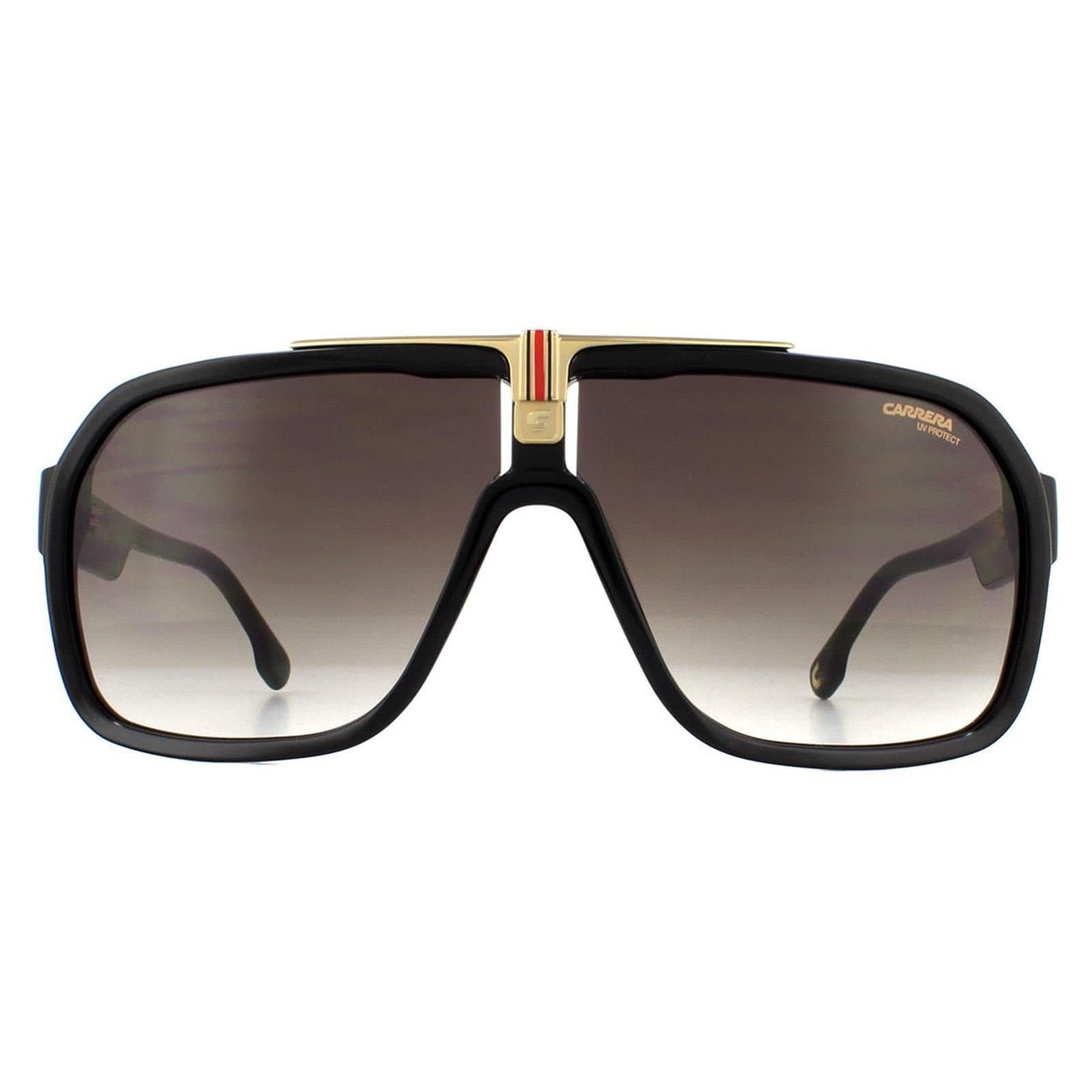 Carrera Carrera Men's Shield Black Brown Gradient Sunglasses