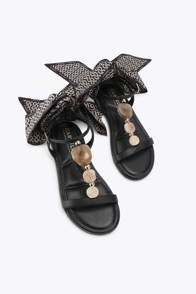 Carvela Carvela Women's 'Sorrento Gem Flat Sandal' Sandals in Black - 2