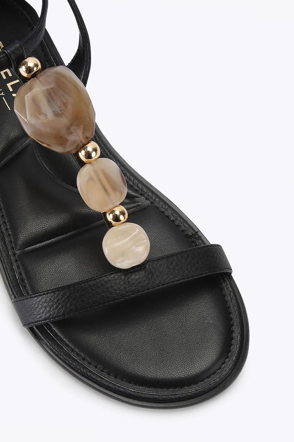 Carvela Carvela Women's 'Sorrento Gem Flat Sandal' Sandals in Black - 4