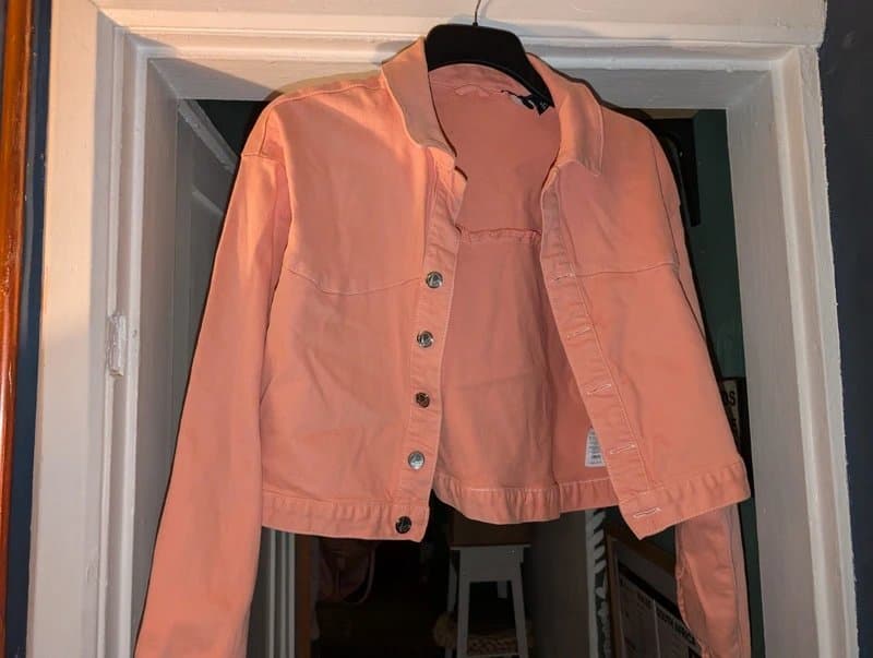 ASOS ASOS luxe peach denim co-ord set - Size 16-18