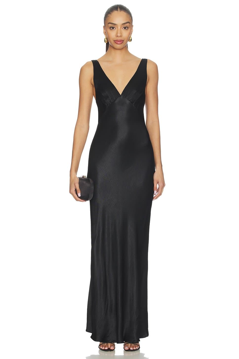 revolve Revolve Moon Dance Verona Satin Maxi Dress