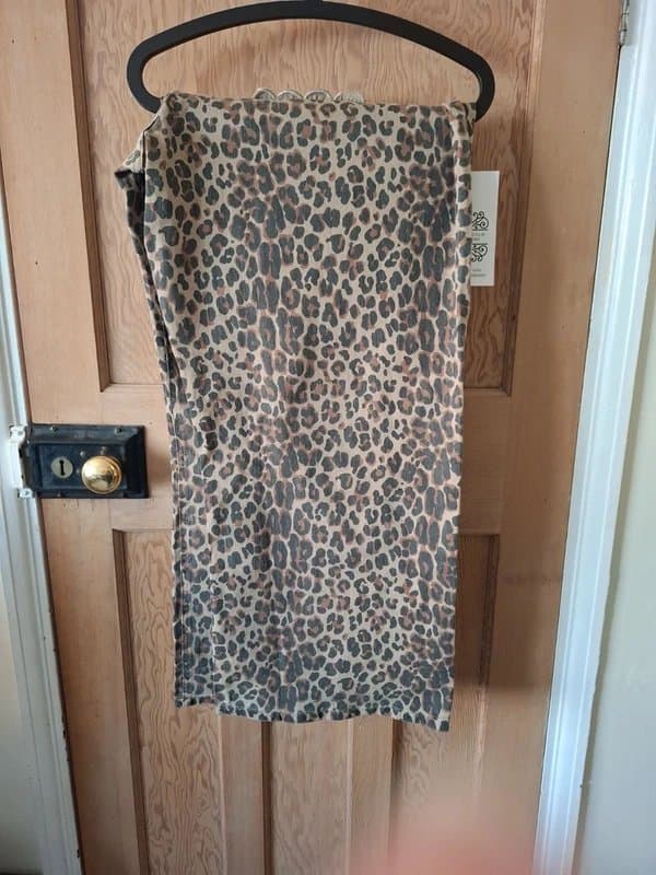 Never Fully Dressed Never fully dress leopard jeans