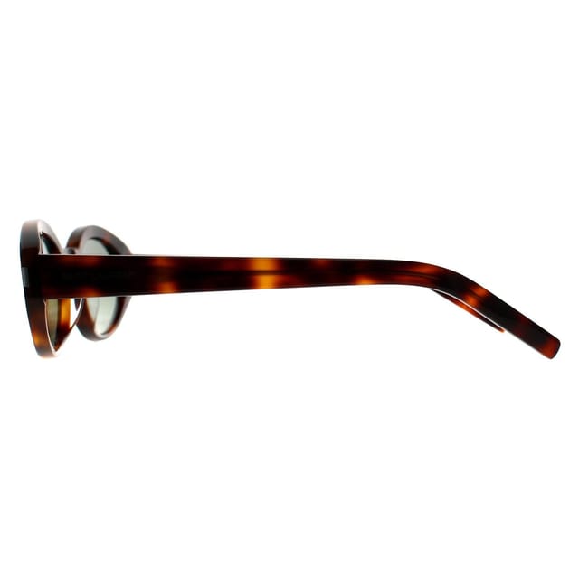 Saint Laurent Saint Laurent Women's Oval Havana Green SL567 in Brown - 3