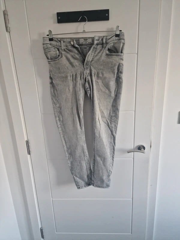 Bershka Grey Denim Jeans