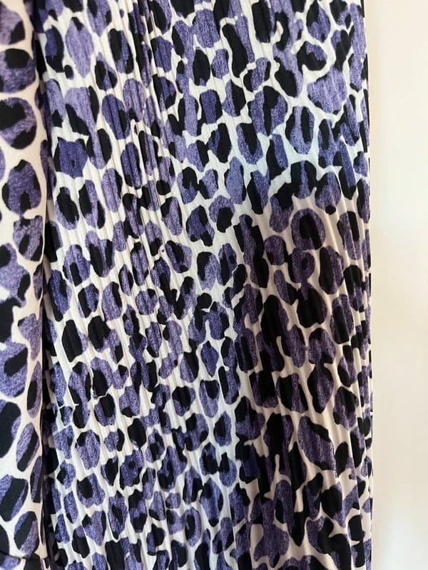 TU Purple Ruched Sleeve Blouse - Silky Feel