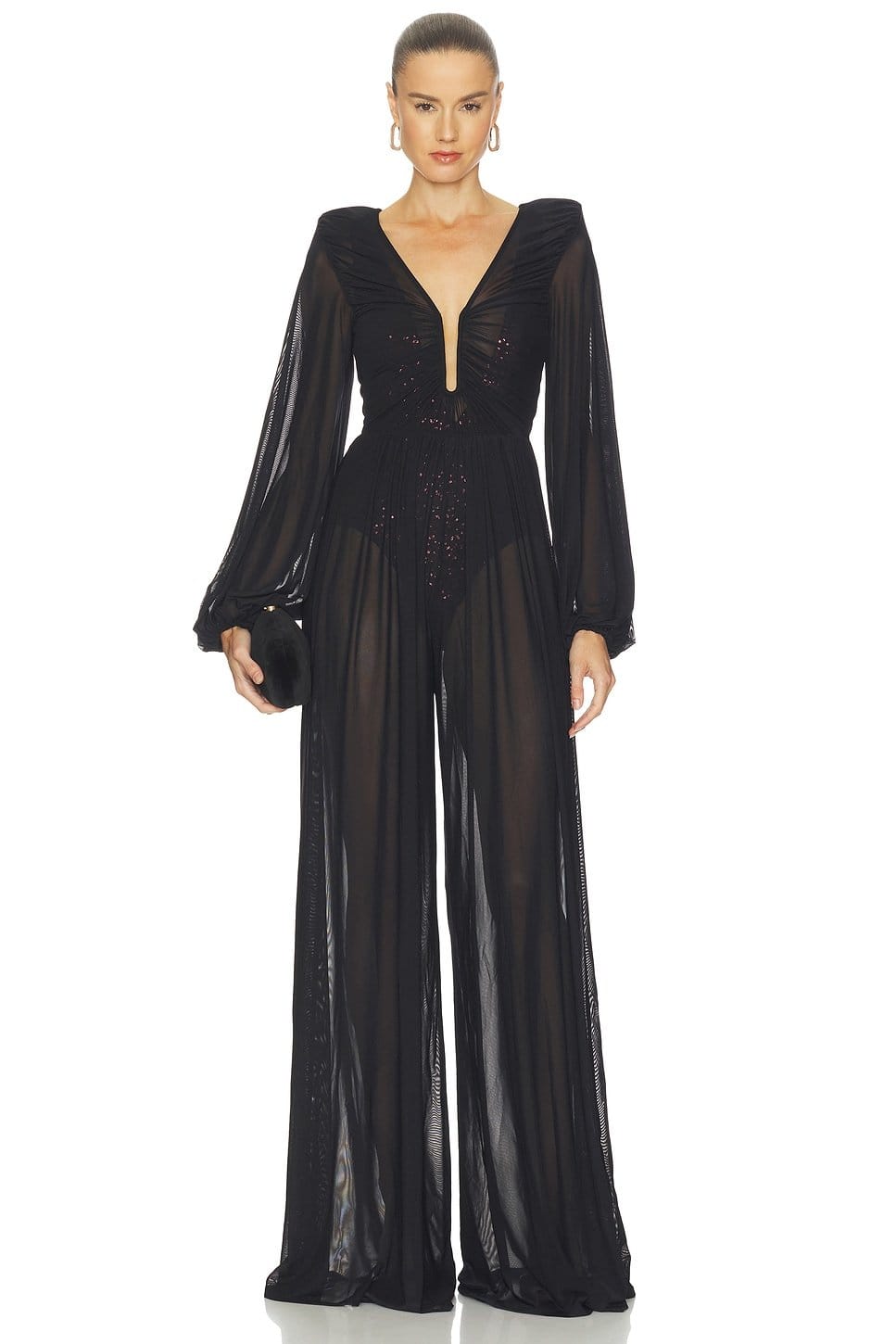 revolve He Loved Her 2 Pc Mesh Jumpsuit - 1