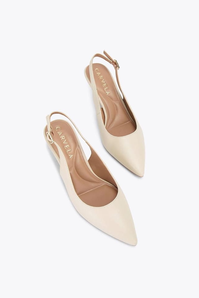 Carvela Carvela Women's 'Allegra Sling' Heels in Cream - 2