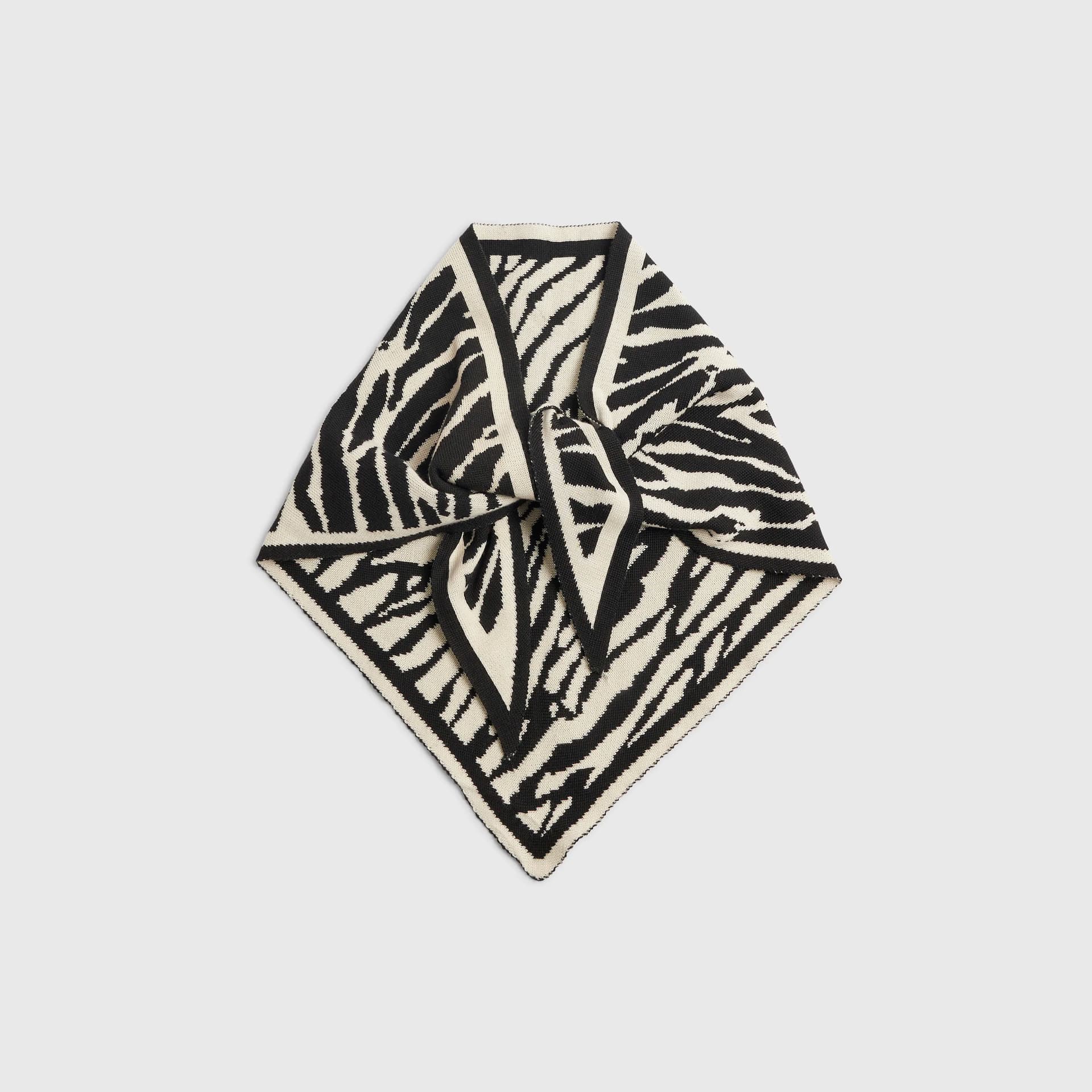 River Island River Island Womens White Zebra Print Scarf