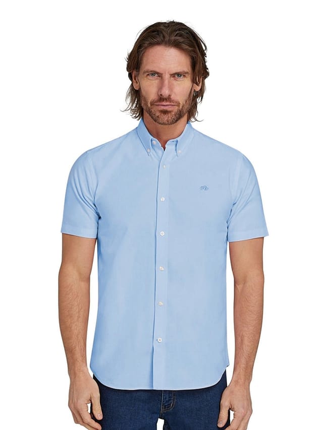 raging bull Raging Bull Men's Classic 2 Pack Short Sleeve Oxford Shirt - 2