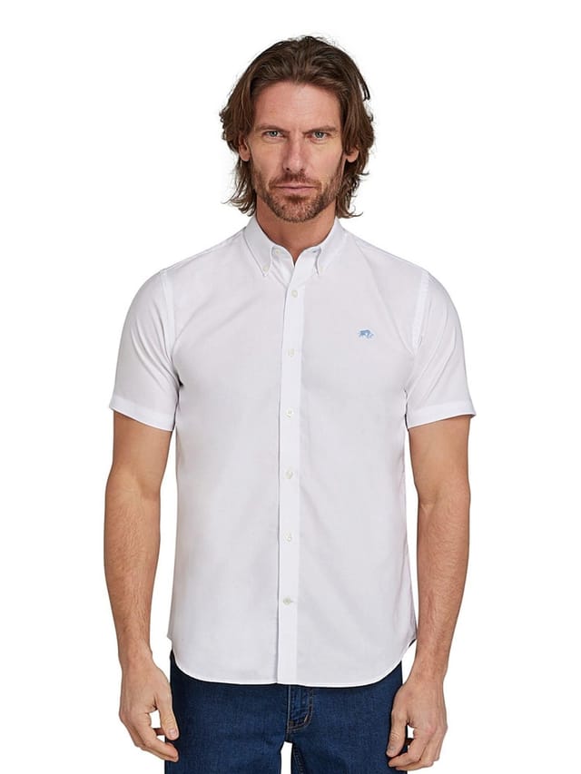 raging bull Raging Bull Men's Classic 2 Pack Short Sleeve Oxford Shirt - 3