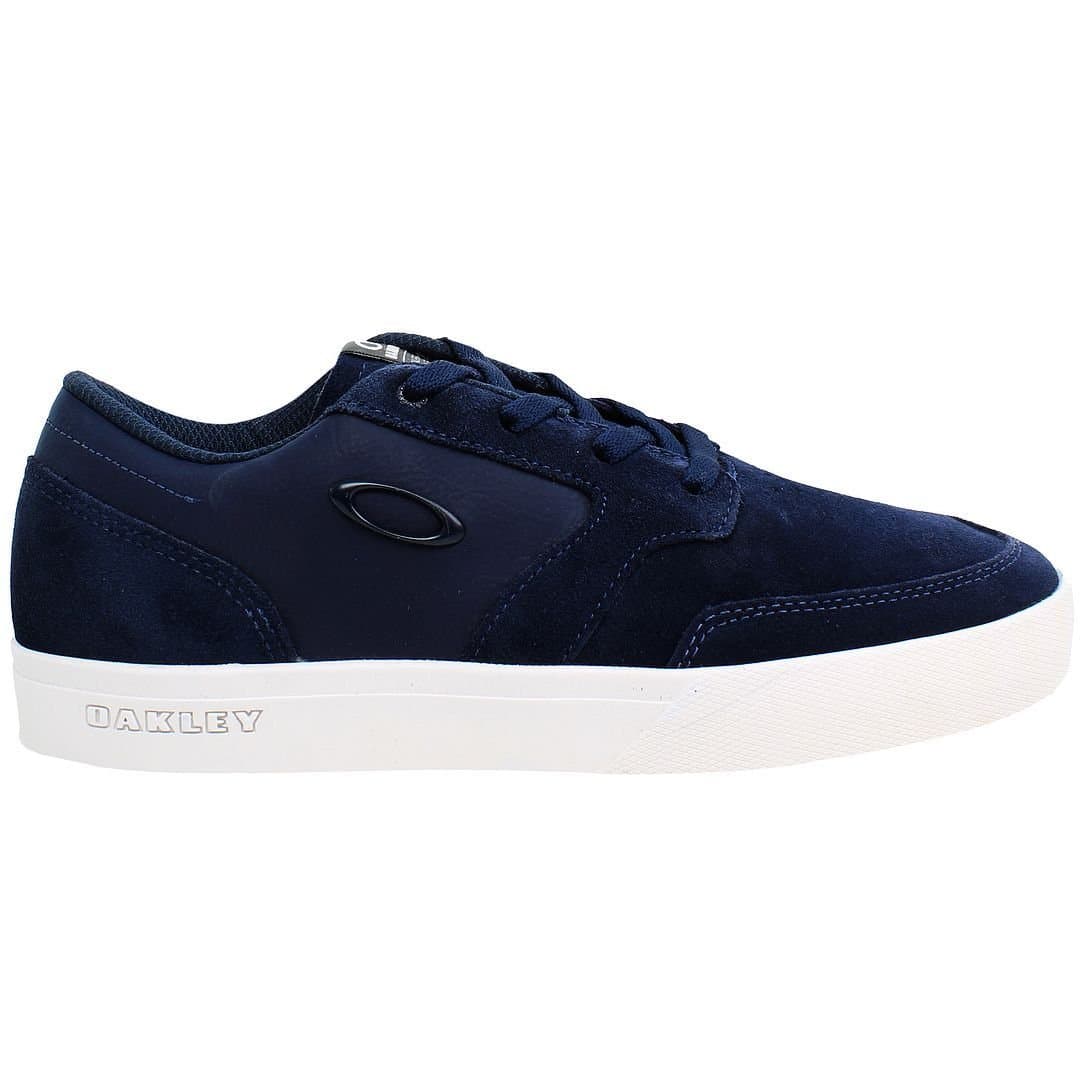 Oakley Oakley Men's Lighthouse Lace-Up Blue Smooth Leather Trainers