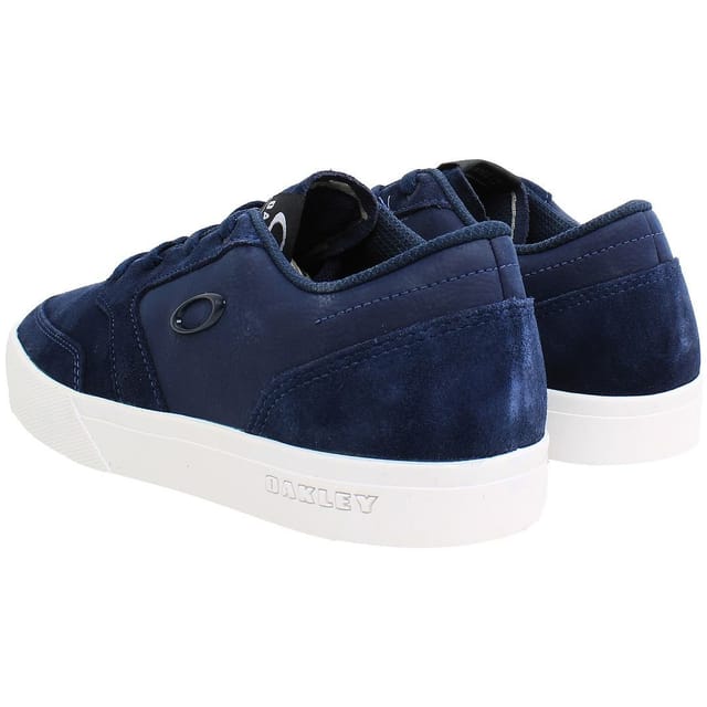 Oakley Oakley Men's Lighthouse Lace-Up Blue Smooth Leather Trainers - 3