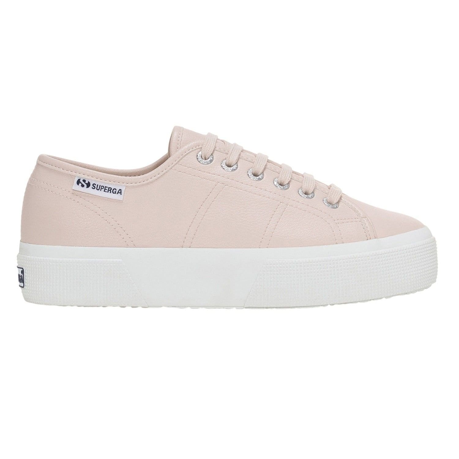 Superga Superga Women's 3740 Leggera Tumbled Platform Trainers in Baby Pink - 4