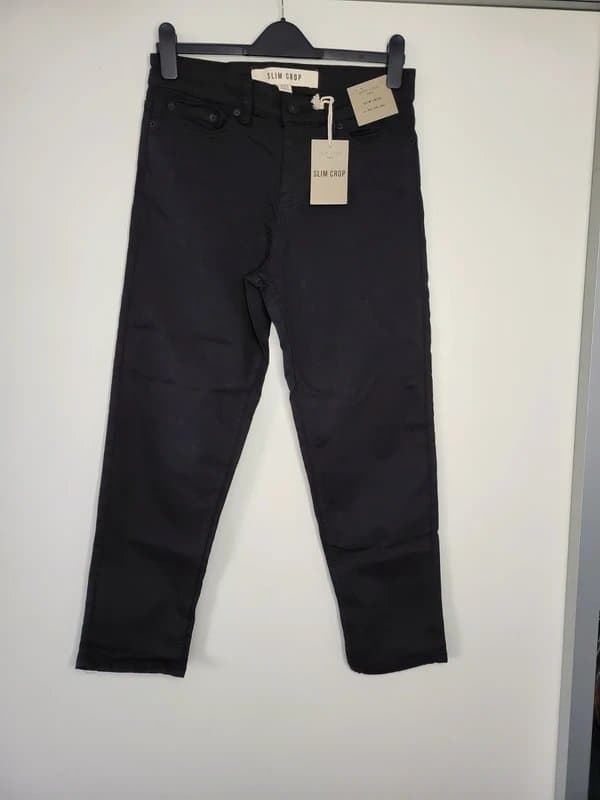 New Look New Look Men Slim Crop jeans black