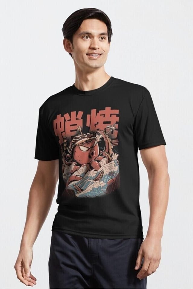 Ilustrata Ilustrata Men's Takoyaki Attack T-Shirt in Black - 2