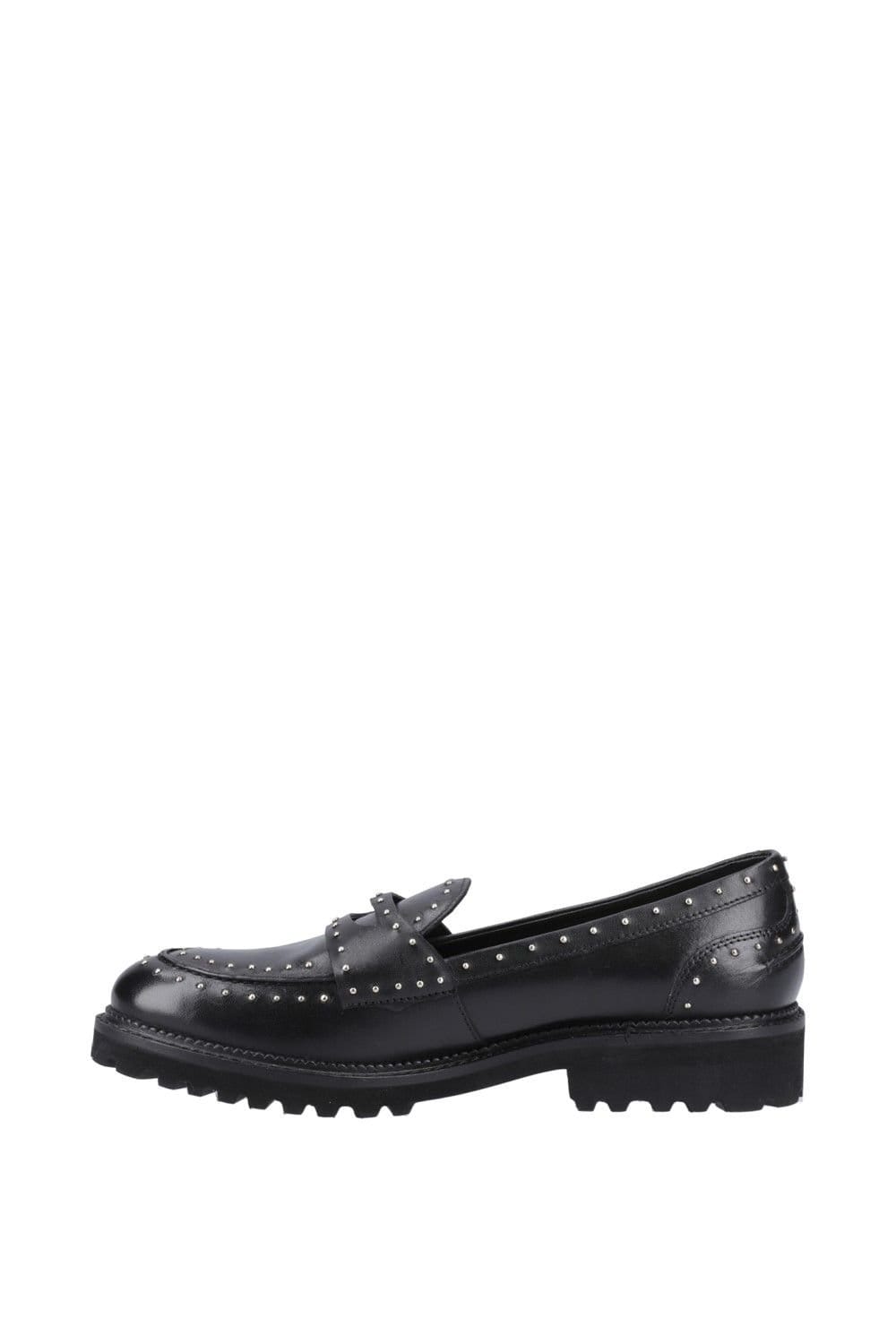 Hush Puppies Hush Puppies Women's Genie Stud Loafer in Black - 4