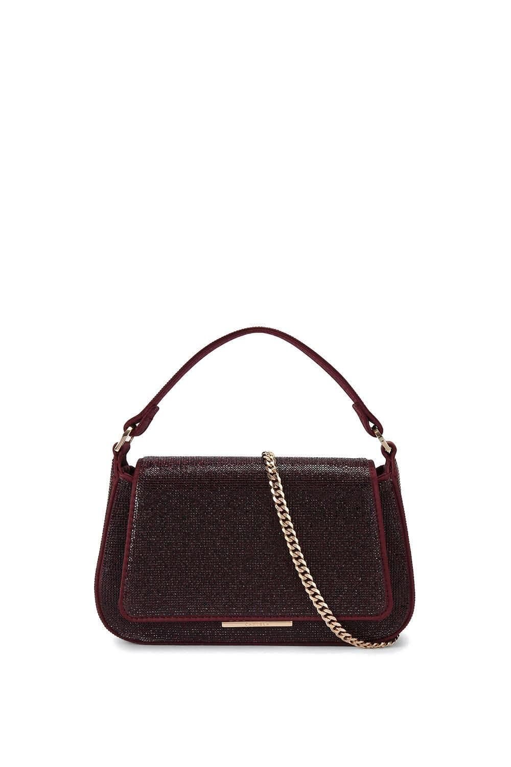 Carvela Carvela Women's 'Diana Top Handle' Bag in Dark Red