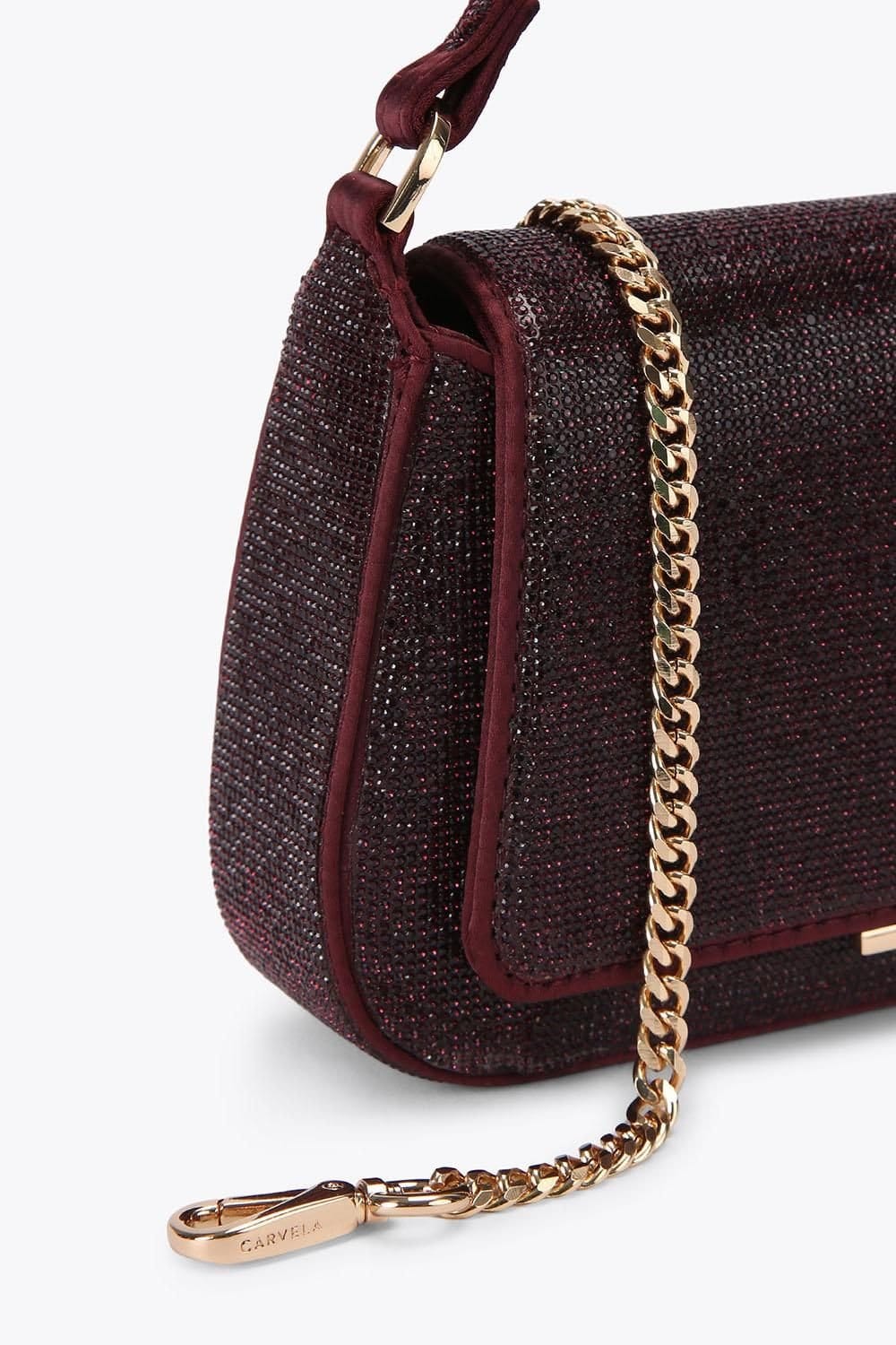 Carvela Carvela Women's 'Diana Top Handle' Bag in Dark Red - 4
