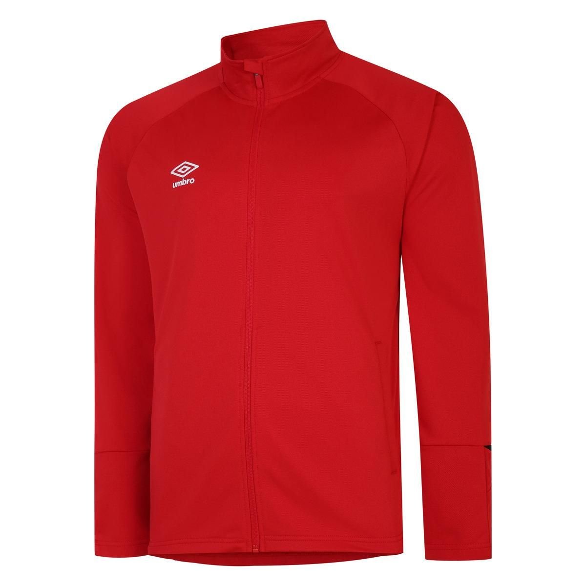 Umbro Umbro Men's Total Training Knitted Track Jacket in Dark Red - 4