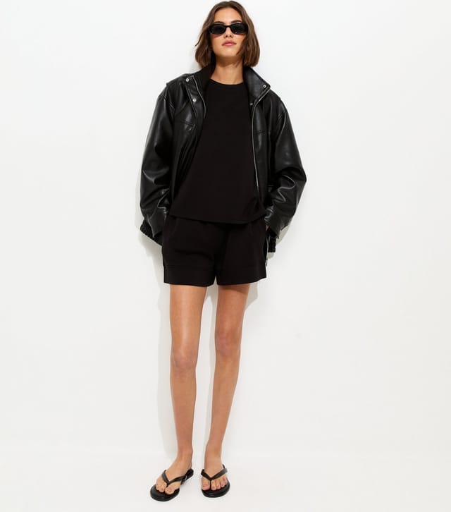New Look Women's Premium Black Sweatshirt T-Shirt New Look - 2
