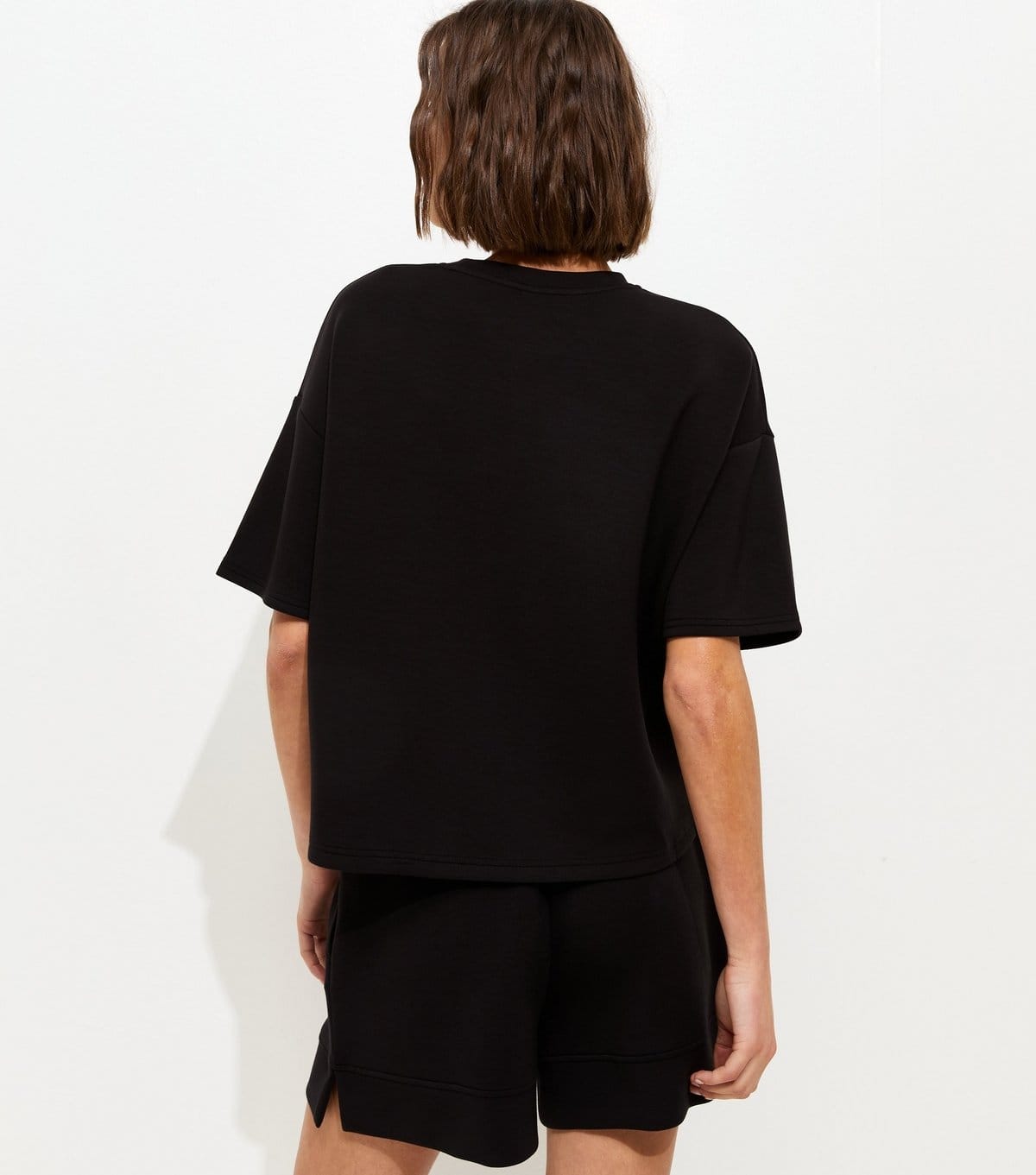New Look Women's Premium Black Sweatshirt T-Shirt New Look - 4