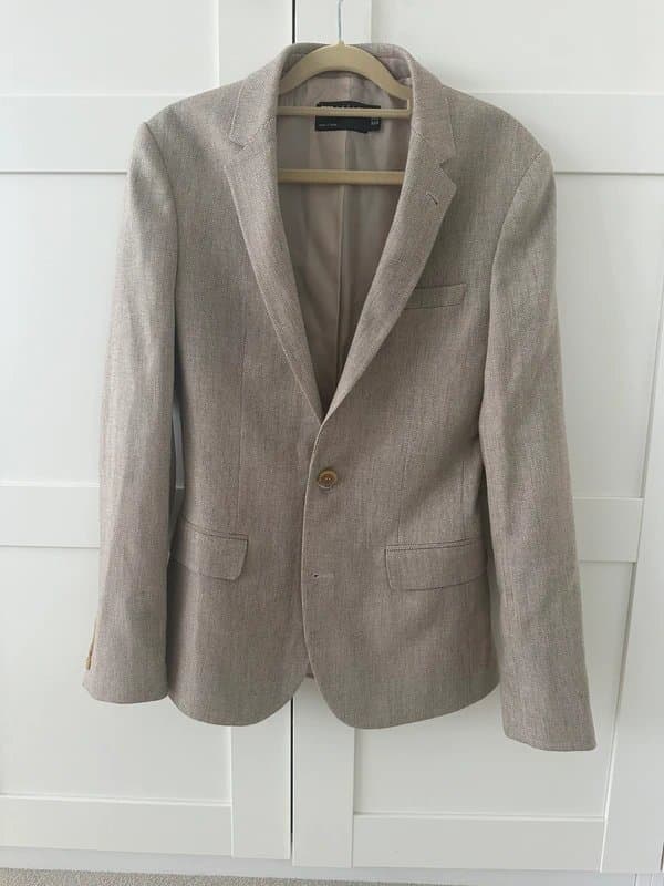 ASOS ASOS Beige Blazer UK 36” Short