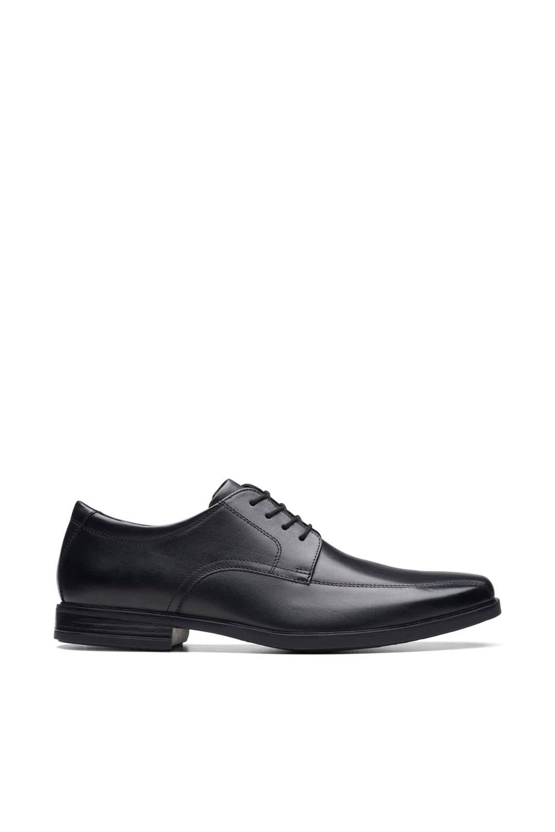 Clarks Clarks Men's Howard Over Leather Shoes Black