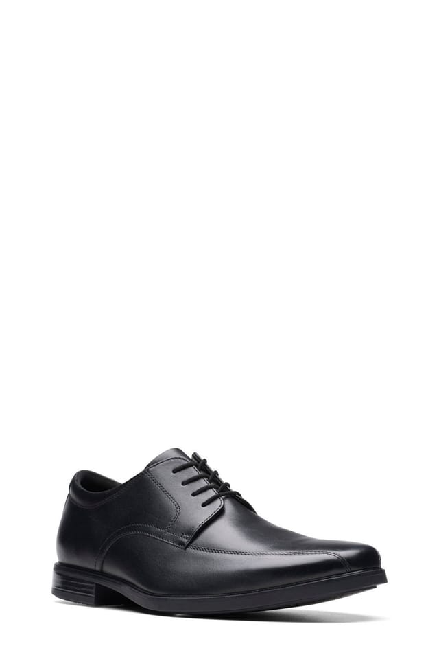 Clarks Clarks Men's Howard Over Leather Shoes Black - 2