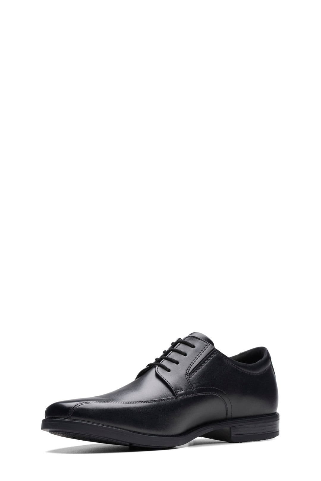 Clarks Clarks Men's Howard Over Leather Shoes Black - 4