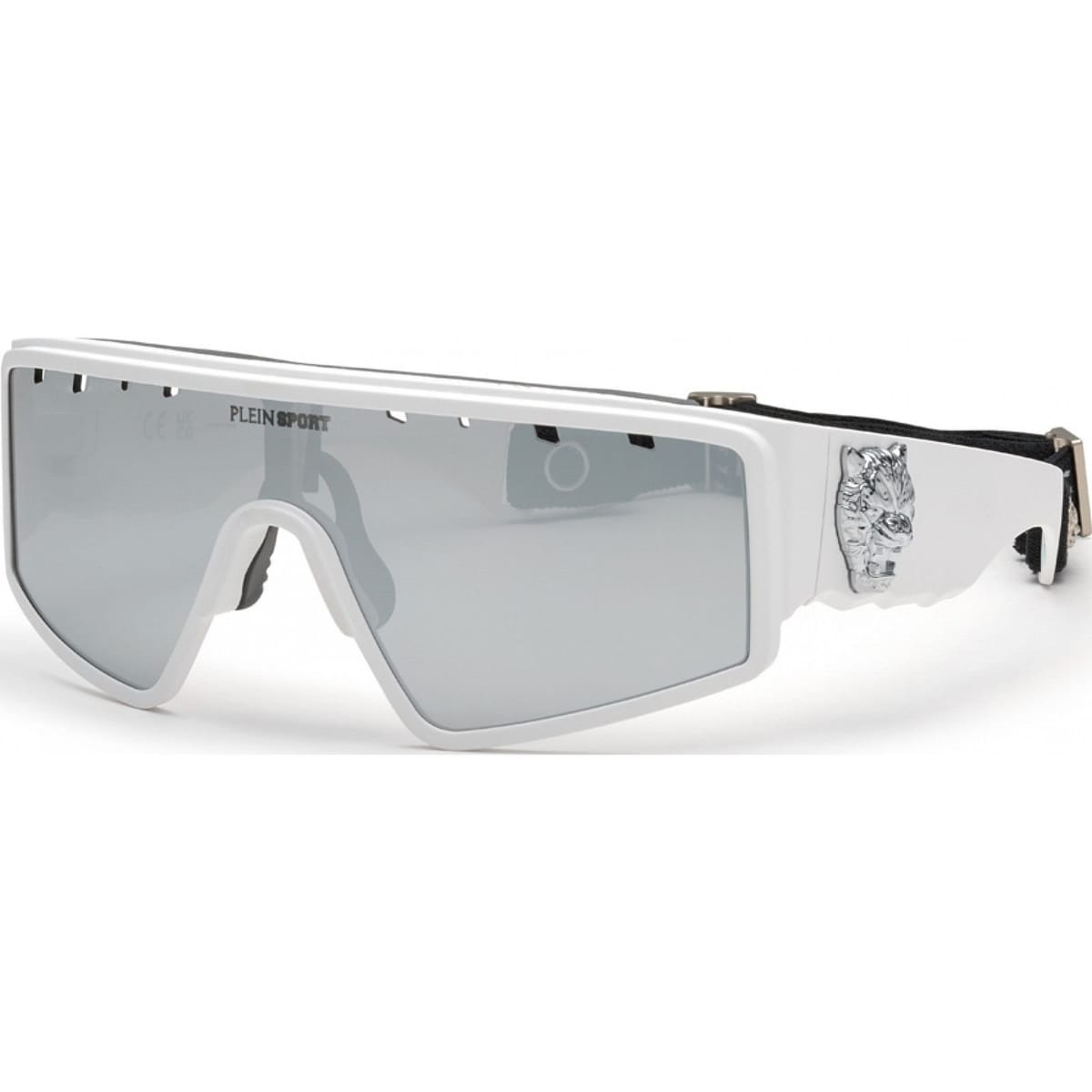 Plein Sport Plein Sport Men's SSP007V995WWX Square/Rectangle Sunglasses in White - 1